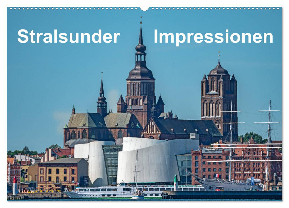 Impressions Stralsund (calendrier mural CALVENDO 2024) 