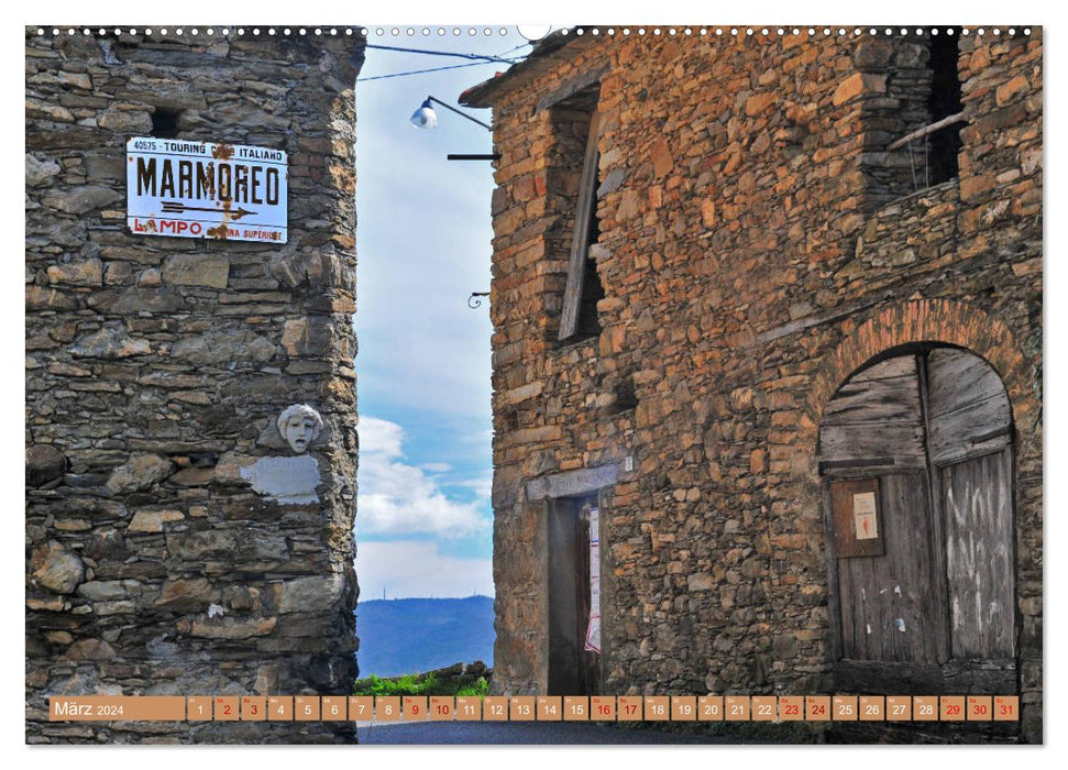 La Ligurie pour les rêveurs (calendrier mural CALVENDO 2024) 