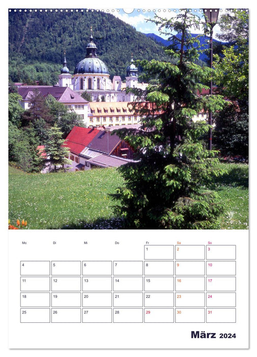 Beautiful country Bavaria (CALVENDO wall calendar 2024) 