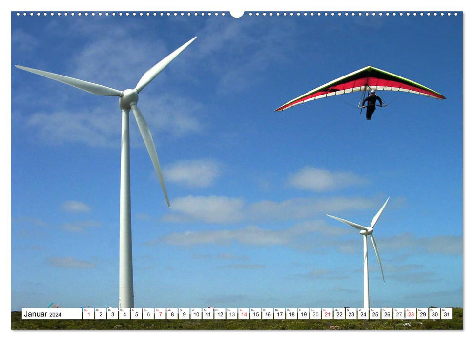 Drachenfliegen - Die Welt aus neuer Perspektive erleben (CALVENDO Wandkalender 2024)