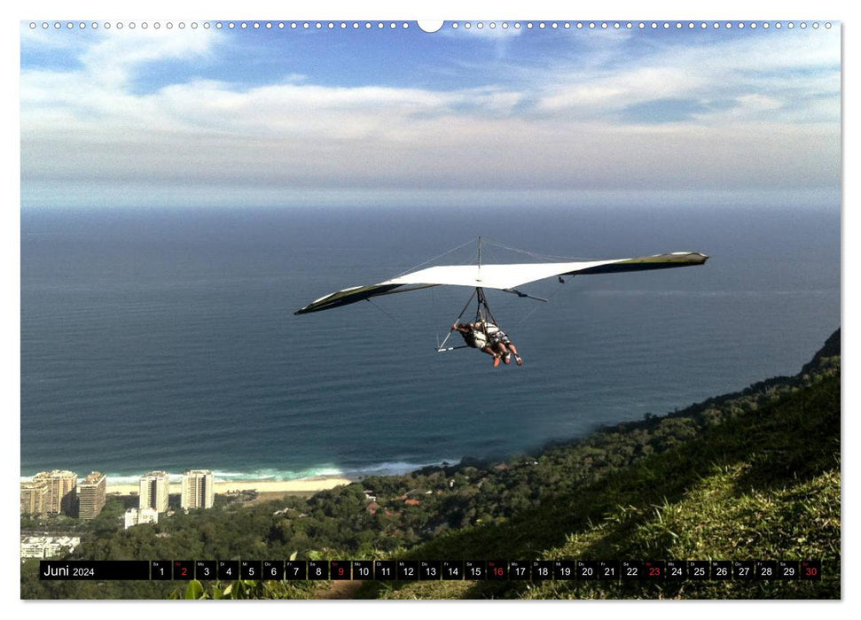 Hang gliding - experiencing the world from a new perspective (CALVENDO wall calendar 2024) 
