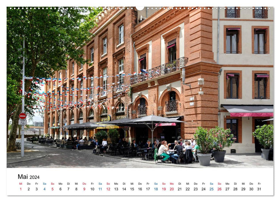 France's major cities - Toulouse (CALVENDO wall calendar 2024) 