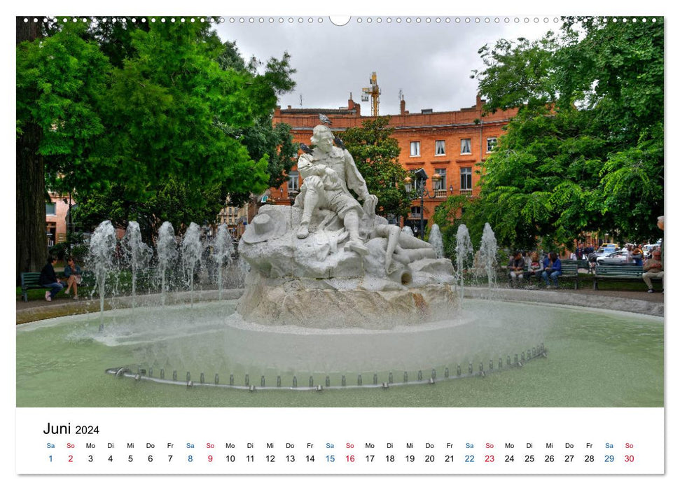 France's major cities - Toulouse (CALVENDO wall calendar 2024) 