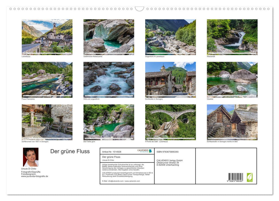 The green river (CALVENDO wall calendar 2024) 