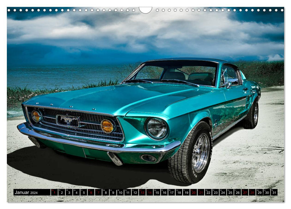 American Classic Cars (CALVENDO wall calendar 2024) 