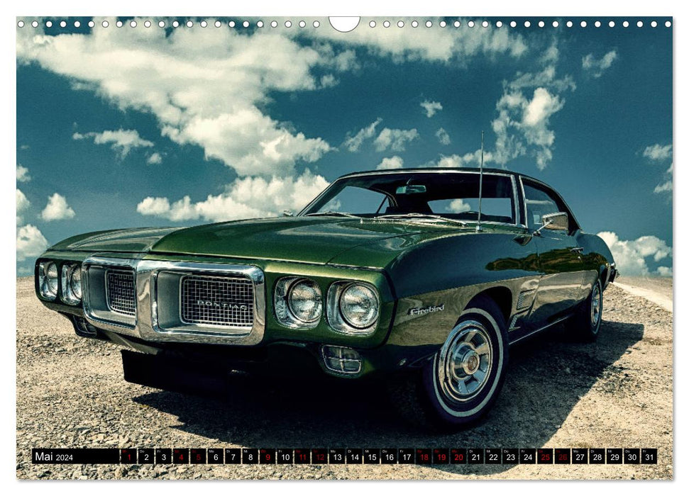 American Classic Cars (CALVENDO Wandkalender 2024)