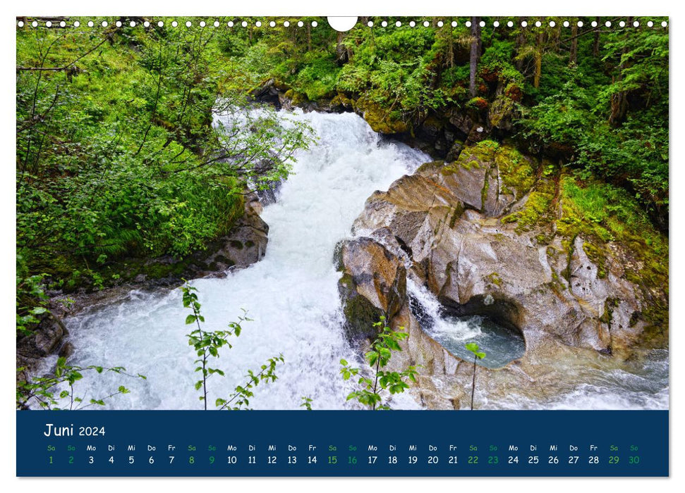 Monde de montagne Hohe Tauern - Le plaisir de la randonnée dans un paysage alpin (calendrier mural CALVENDO 2024) 