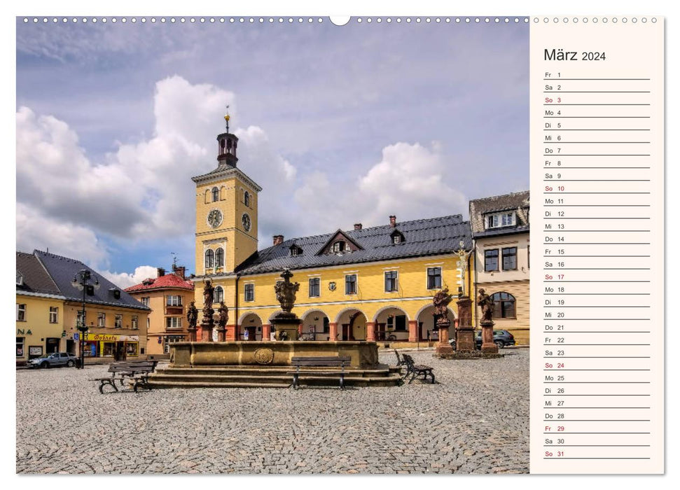 Riesengebirge - Zwischen Schlesien und Böhmen (CALVENDO Wandkalender 2024)