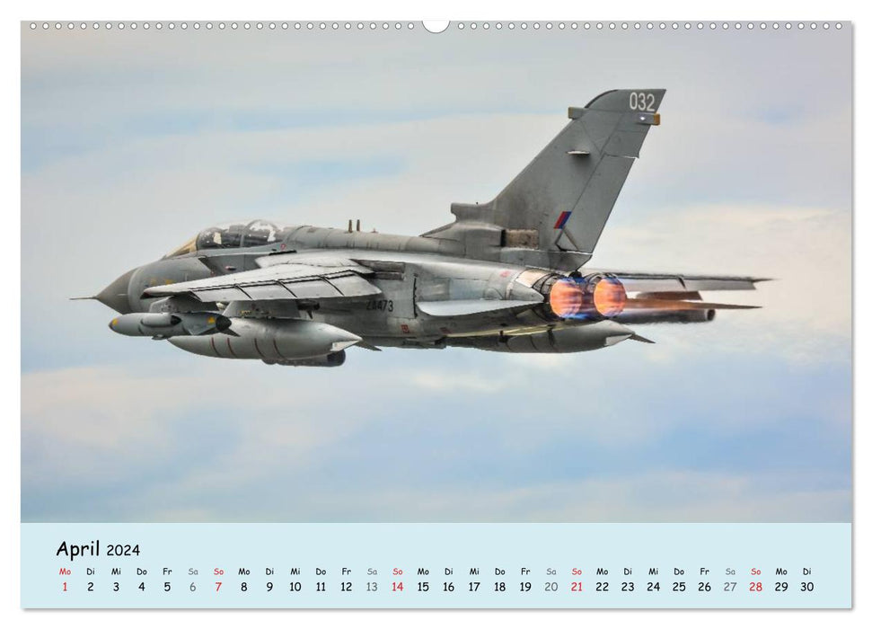 Luftüberlegenheit - Kampfjets in Aktion (CALVENDO Premium Wandkalender 2024)