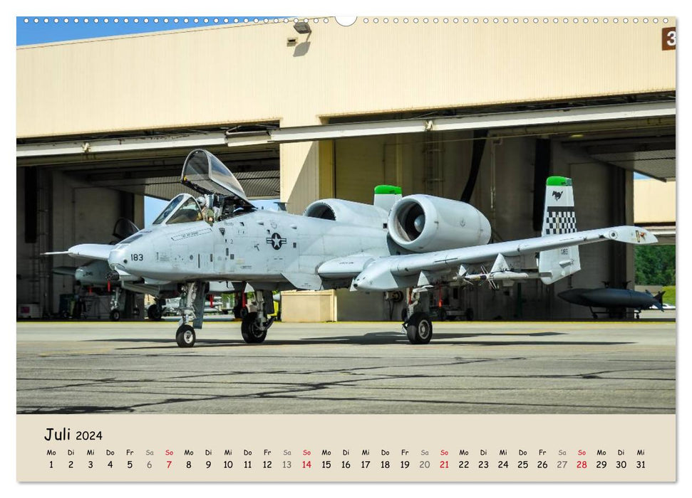 Air superiority - fighter jets in action (CALVENDO Premium Wall Calendar 2024) 