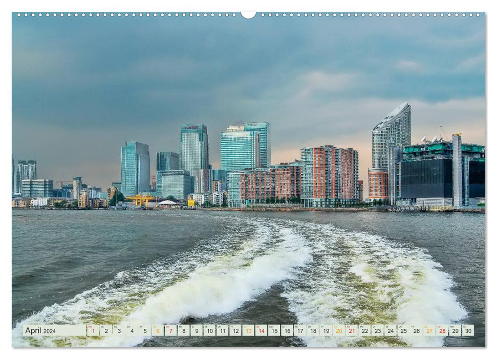 Bühne frei für London und die Themse (CALVENDO Premium Wandkalender 2024)