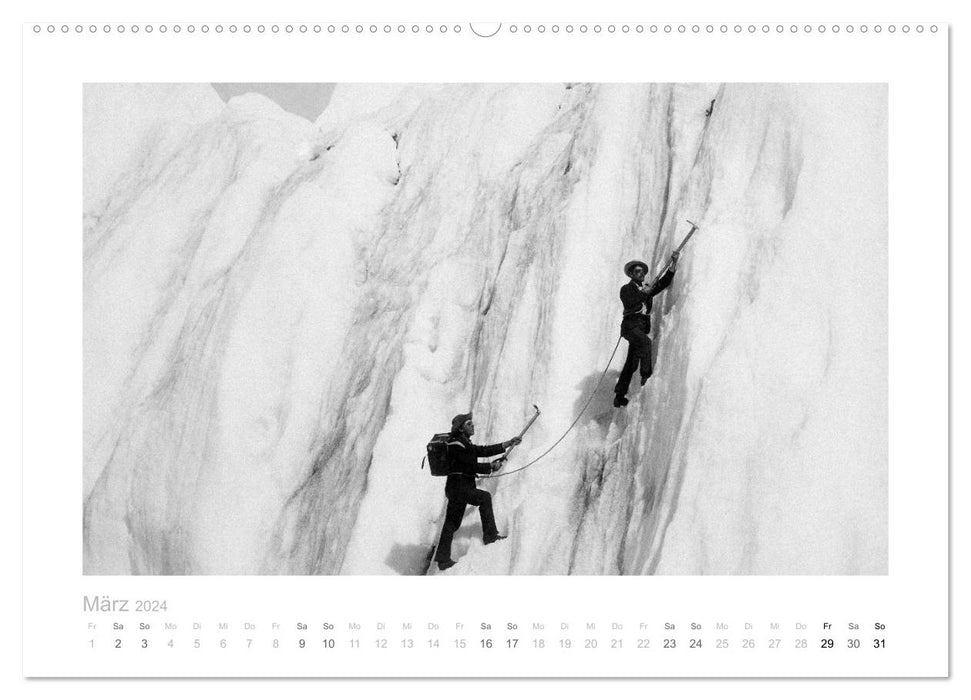 Gipfelstürmer - Bergsteigen in den Alpen (CALVENDO Premium Wandkalender 2024)