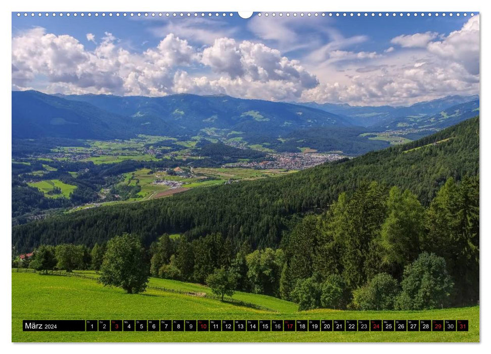 Pustertal - Das grüne Tal Südtirols (CALVENDO Wandkalender 2024)