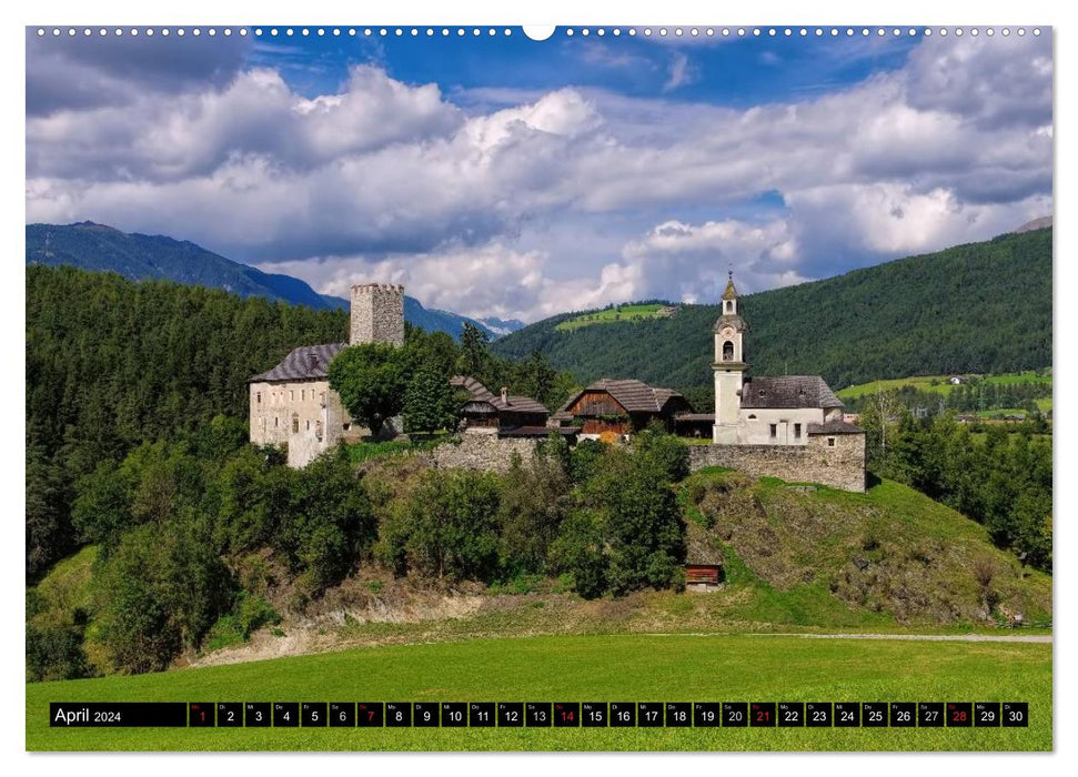 Pustertal - Das grüne Tal Südtirols (CALVENDO Wandkalender 2024)