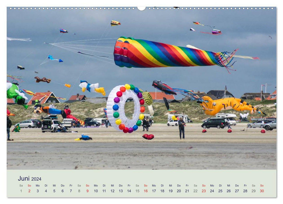 Fanø - Himmel, Hav og mere (CALVENDO Premium Wandkalender 2024)