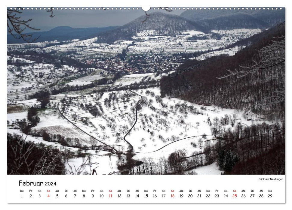 Impressionen von der Schwäbischen Alb (CALVENDO Premium Wandkalender 2024)