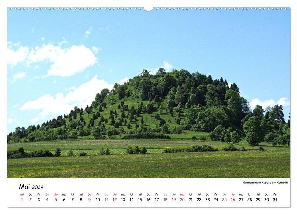 Impressionen von der Schwäbischen Alb (CALVENDO Premium Wandkalender 2024)