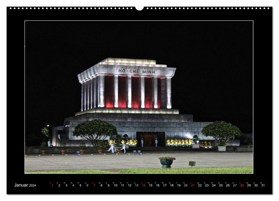Vietnam – Land of Contrasts 2024 (CALVENDO wall calendar 2024) 