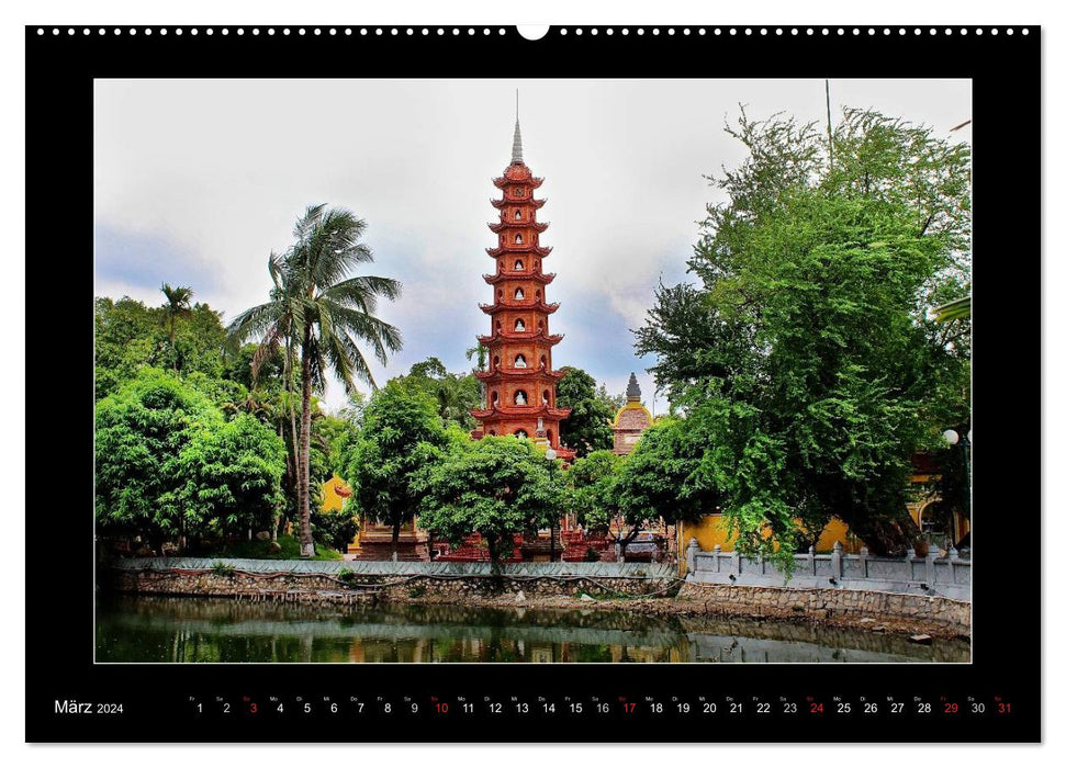 Vietnam – Land of Contrasts 2024 (CALVENDO wall calendar 2024) 