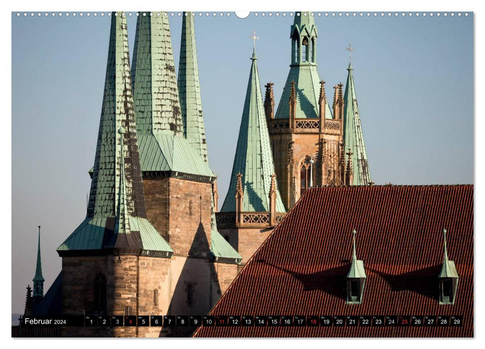 Houses of worship and cathedrals (CALVENDO Premium Wall Calendar 2024) 