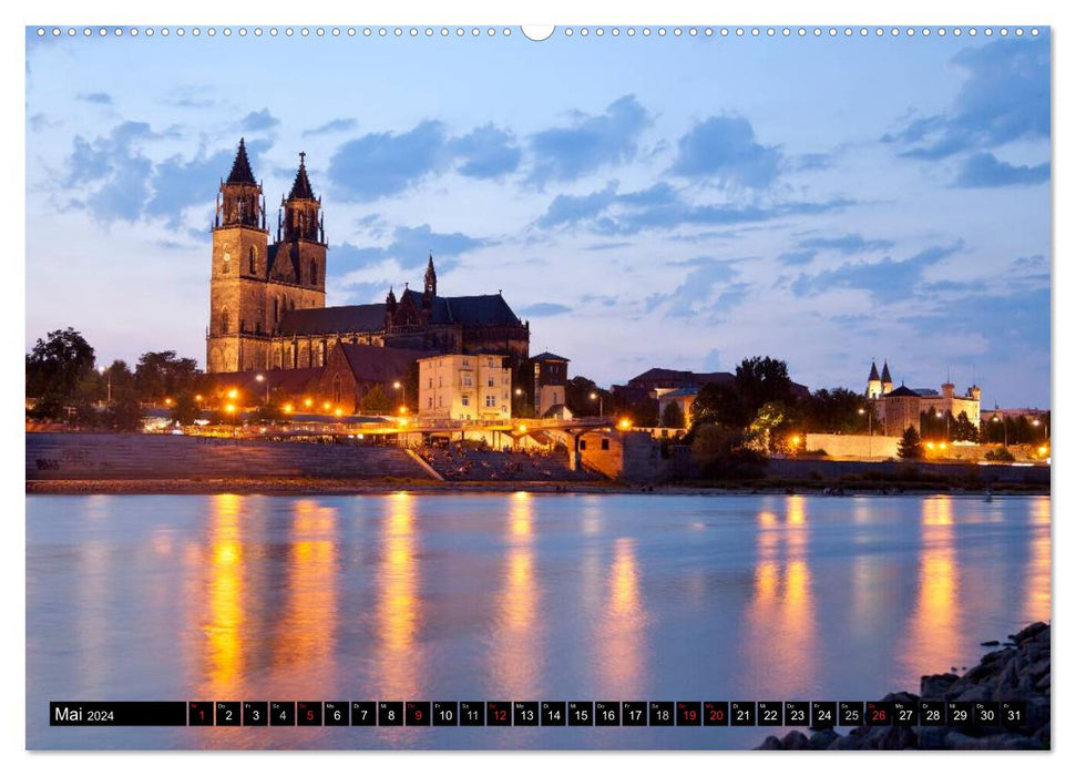 Houses of worship and cathedrals (CALVENDO Premium Wall Calendar 2024) 