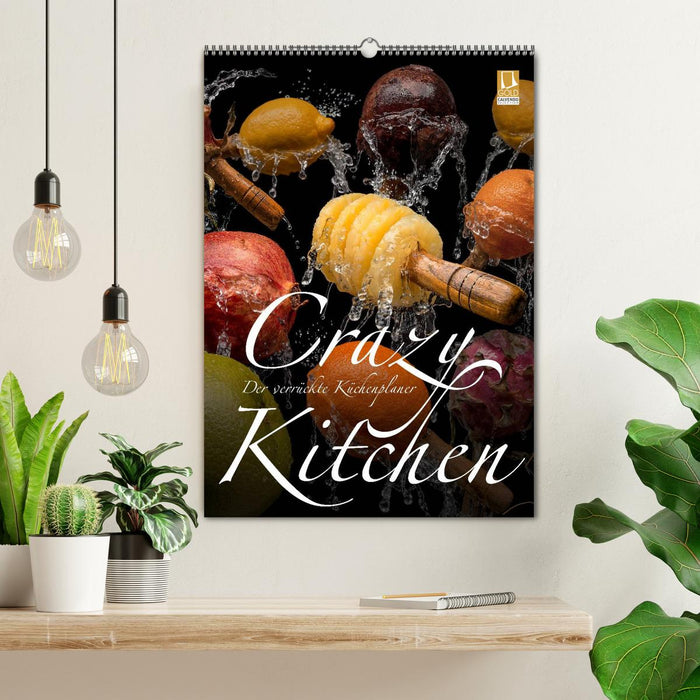 Crazy Kitchen - The crazy kitchen planner (CALVENDO wall calendar 2024) 