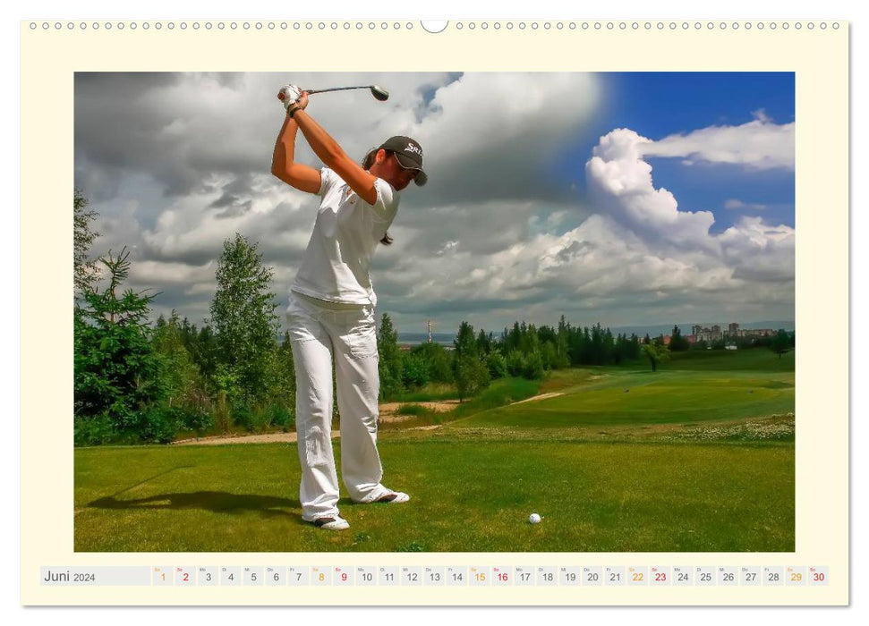 Golf - meine Leidenschaft (CALVENDO Premium Wandkalender 2024)