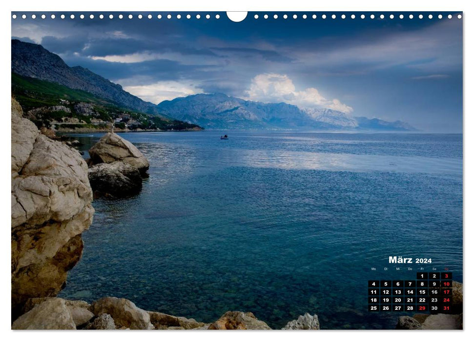 Kroatien - Split und die dalmatinische Küste (CALVENDO Wandkalender 2024)