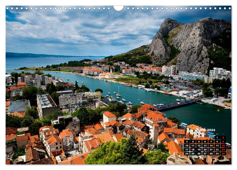 Kroatien - Split und die dalmatinische Küste (CALVENDO Wandkalender 2024)