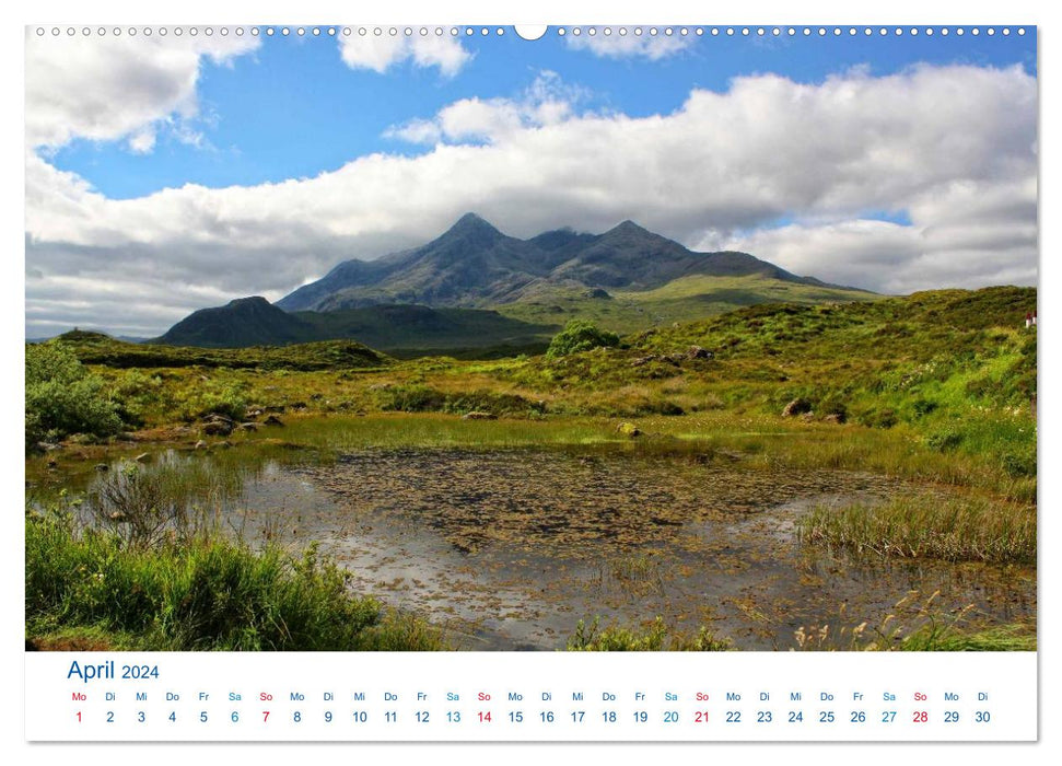Scotland's South 2024. Impressions between Edinburgh, Loch Ness and Isle of Skye (CALVENDO Premium Wall Calendar 2024) 