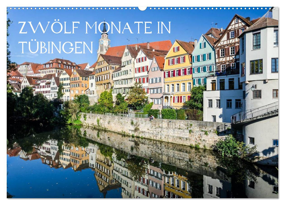 Zwölf Monate in Tübingen (CALVENDO Wandkalender 2024)