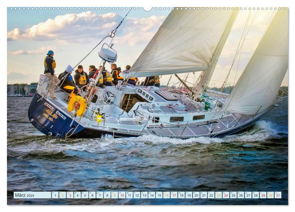 Sailing - freedom and adventure (CALVENDO Premium Wall Calendar 2024) 