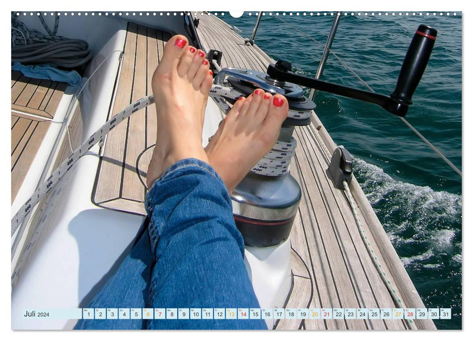 Sailing - freedom and adventure (CALVENDO Premium Wall Calendar 2024) 