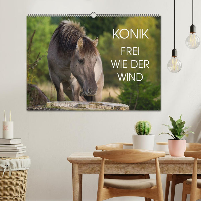 Konik - Born Free (CALVENDO Wall Calendar 2024) 