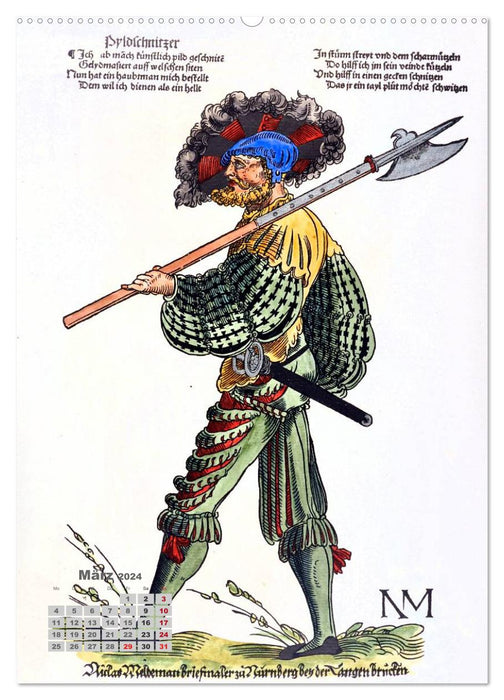 Landsknechte und Soldaten: Historische Uniformen (CALVENDO Premium Wandkalender 2024)