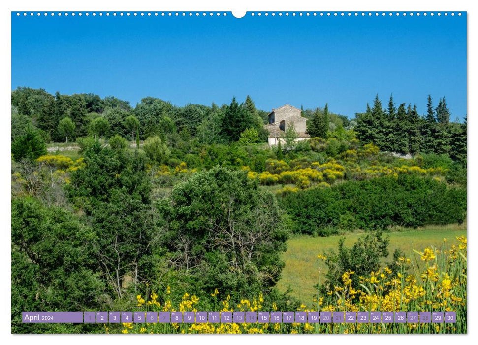 Ein Sommer in der Provence: Luberon und Vaucluse (CALVENDO Wandkalender 2024)