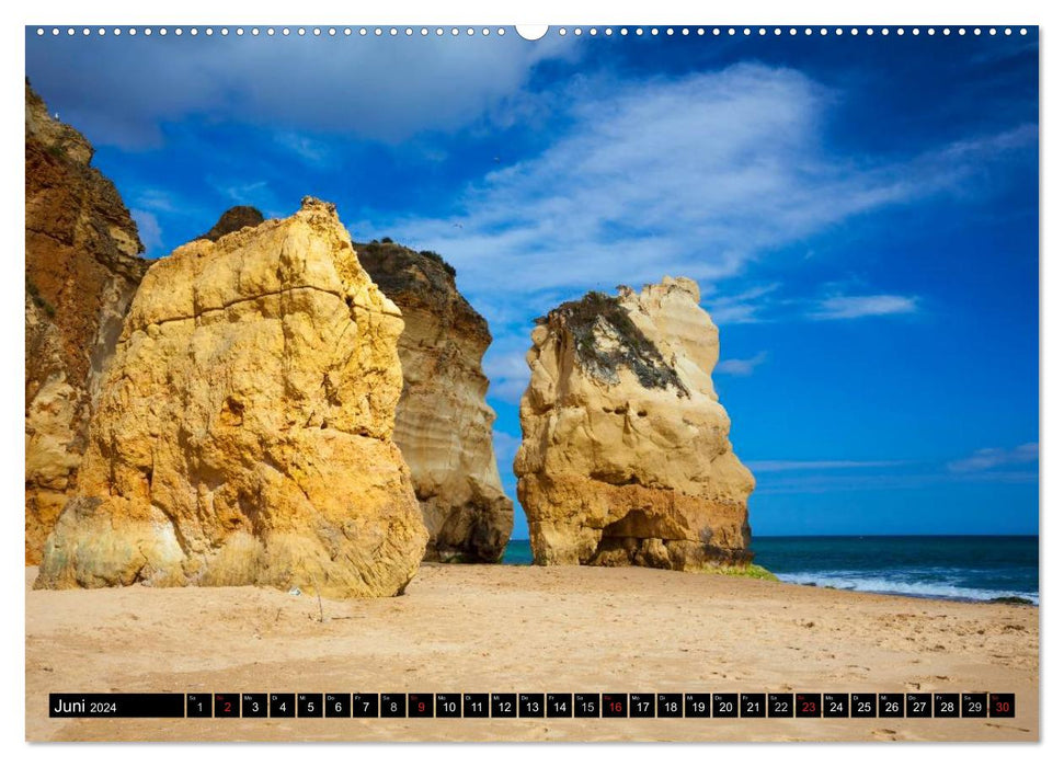 Strände, Felsen und Meer - ALGARVE 2024 (CALVENDO Premium Wandkalender 2024)