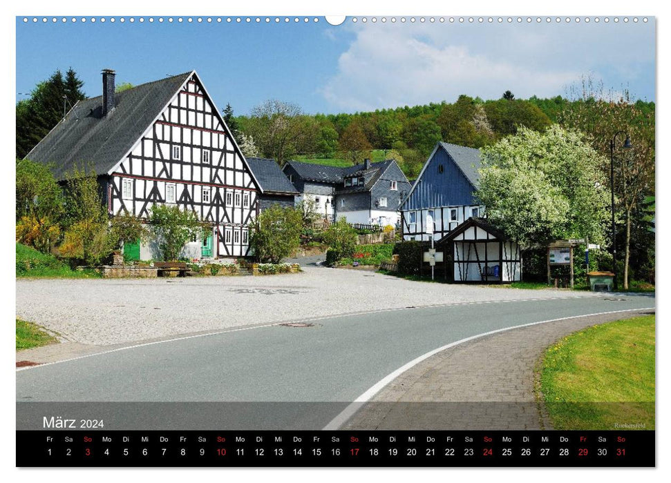 Siegen-Wittgenstein District (CALVENDO Premium Wall Calendar 2024) 