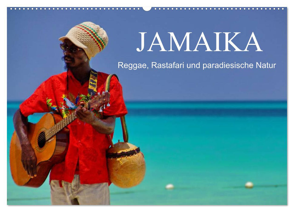 JAMAICA Reggae, Rastafari and paradisiacal nature. (CALVENDO wall calendar 2024) 