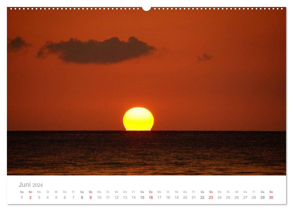 JAMAICA Reggae, Rastafari and paradisiacal nature. (CALVENDO wall calendar 2024) 