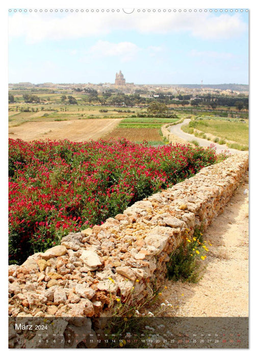 On the road in Malta (CALVENDO Premium wall calendar 2024) 