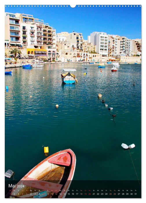 On the road in Malta (CALVENDO Premium wall calendar 2024) 