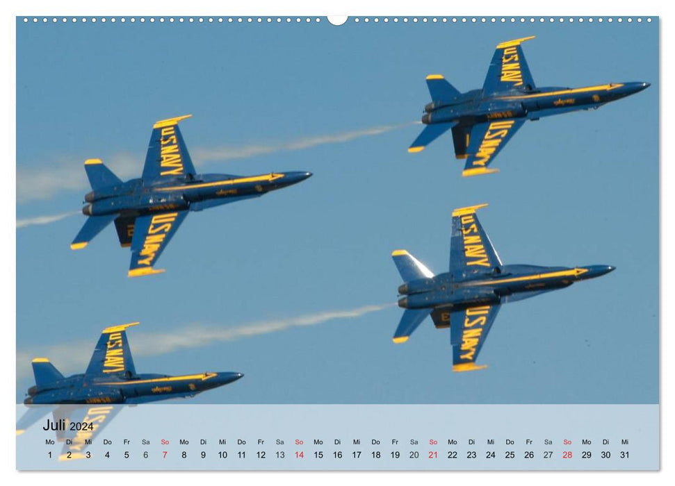Air show in Reno (CALVENDO Premium Wall Calendar 2024) 