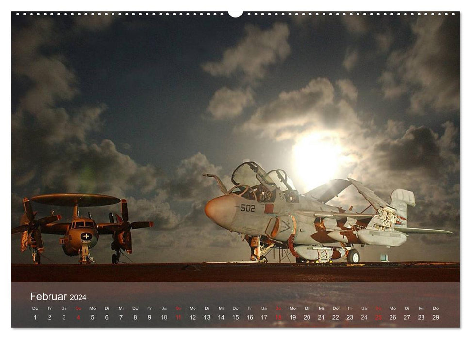 Air force. Fighter aircraft of the USA (CALVENDO Premium Wall Calendar 2024) 