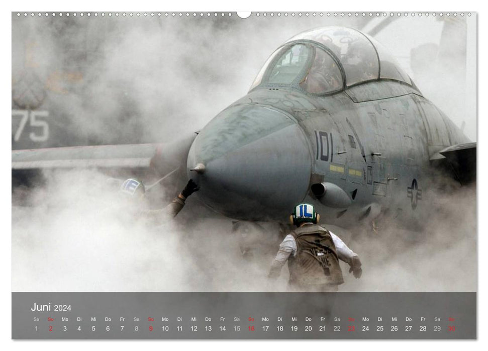 Air force. Fighter aircraft of the USA (CALVENDO Premium Wall Calendar 2024) 