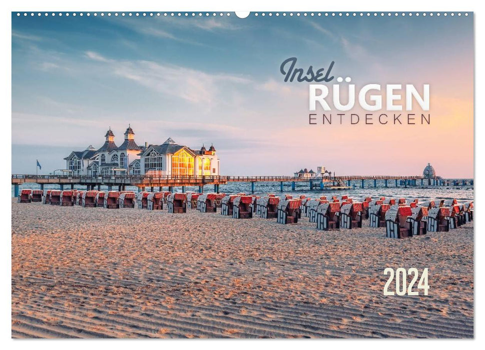 Rügen entdecken (CALVENDO Wandkalender 2024)