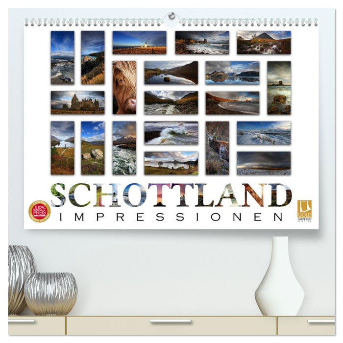 Schottland Impressionen (CALVENDO Premium Wandkalender 2024)