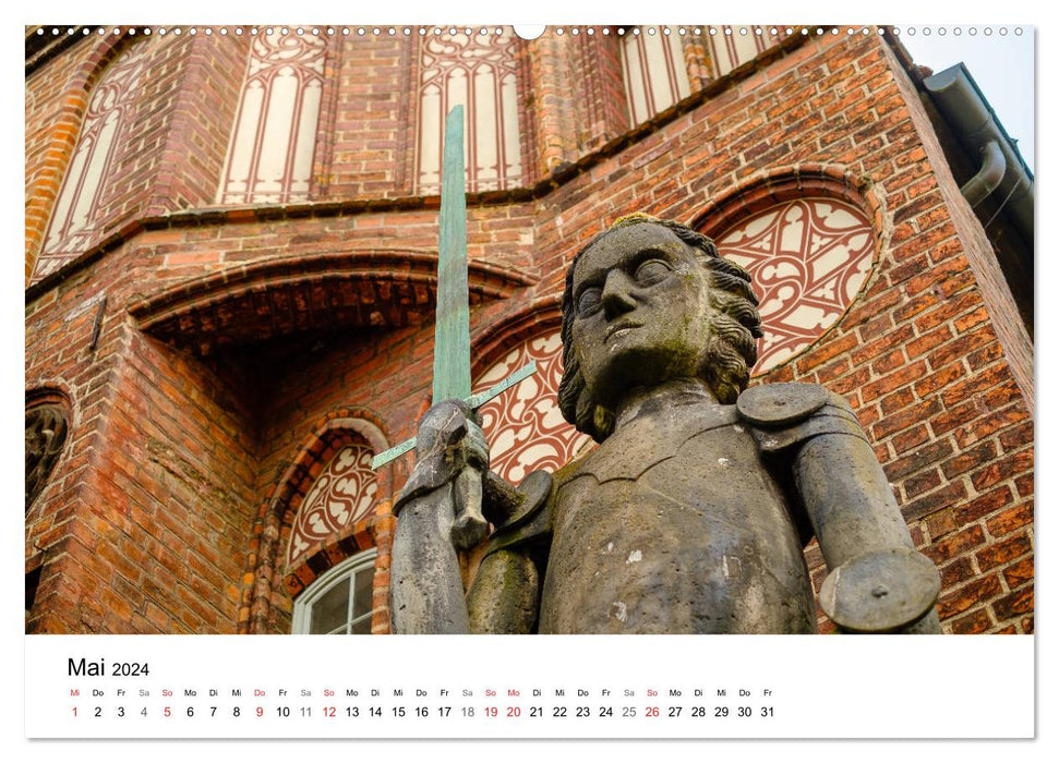 Ein Blick auf Brandenburg an der Havel (CALVENDO Wandkalender 2024)