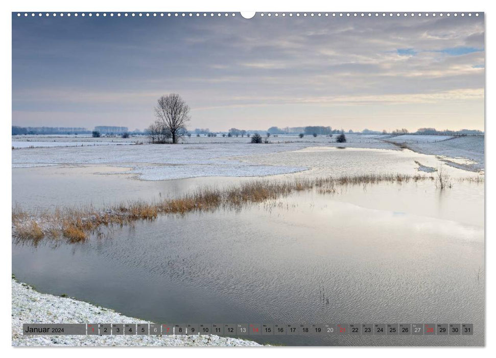 Der Niederrhein im Wandel der Jahreszeiten (CALVENDO Premium Wandkalender 2024)