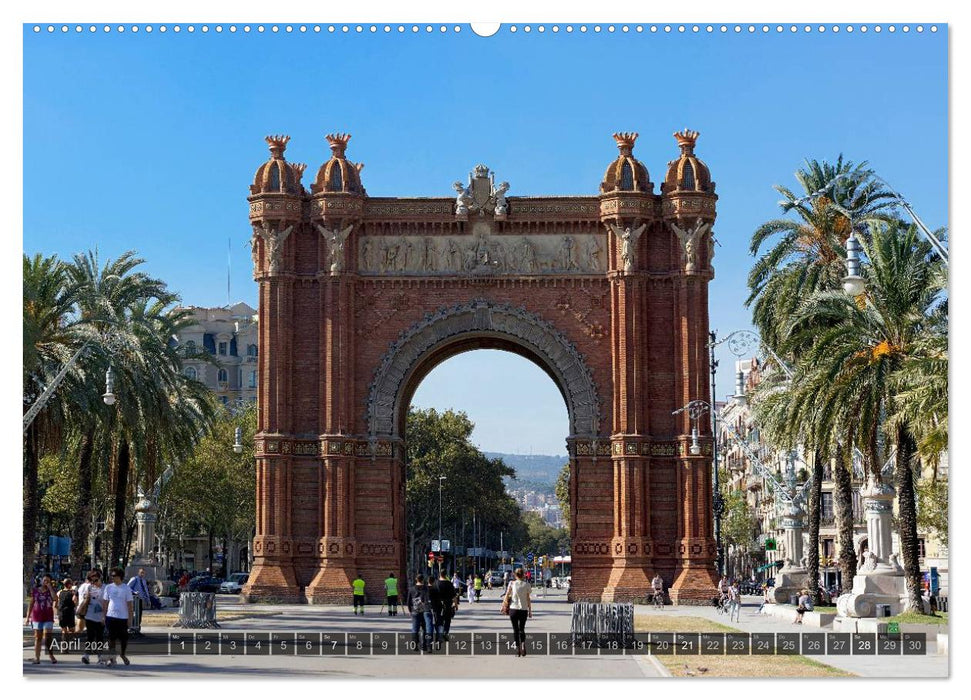 Barcelona - Von Gotik bis Modernisme (CALVENDO Premium Wandkalender 2024)
